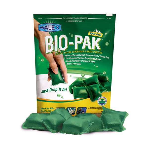 Walex Walex TOI-11530 Bio-Pak Holding Tank Deodorizer - Fresh Scent, 10 Pack BIOPPBG